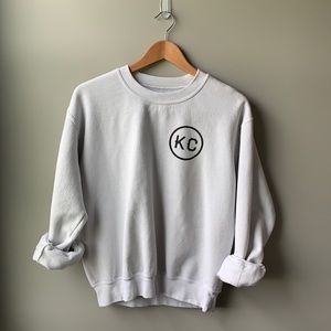 White KC sweatshirt